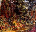 El camino en Giverny Claude Monet Impresionismo Flores